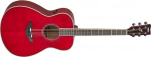 YAMAHA FS-TA RUBY RED трансакустическая гитара Аудиториум, верхняя дека массив ели, палисандр, гриф нато, накладка палисандр от музыкального магазина МОРОЗ МЬЮЗИК