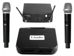 LAudio PRO2-M вокальная радиосистема, 2 ручных передатчика, UHF диапазон, фикс частоты, КЕЙС от музыкального магазина МОРОЗ МЬЮЗИК