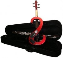 BRAHNER EV-505 4/4 Электроскрипка контурная, встроенный активный темброблок (Tone/Volume), комплект: скрипка+смычок+футляр с ремнем+канифоль от музыкального магазина МОРОЗ МЬЮЗИК