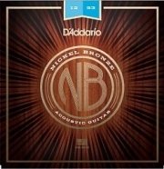 D'Addario NB1253 Nickel Bronze комплект струн ПРЕМИУМ КЛАССА для акустической гитары, Light, 12-53 от музыкального магазина МОРОЗ МЬЮЗИК