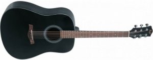 FLIGHT D-175 BK акустическая гитара Дредноут, верхняя дэка ель, корпус сапеле, цвет чёрный матовый лак от музыкального магазина МОРОЗ МЬЮЗИК