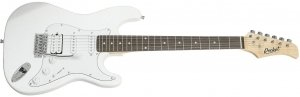 ROCKET ST-02 WH электрогитара тип Stratocaster 22 лада S-S-H, корпус липа, гриф клён/палисандр, 1 громкость, 2 тона, 5-ти поз.переключ., цвет белый от музыкального магазина МОРОЗ МЬЮЗИК