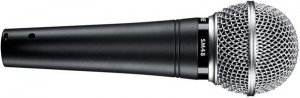 SHURE SM48-LC Вокальный динамический микрофон кардиоидный, 55-14000 Гц, 1,3 мВ/Па, с держателем и чехлом от музыкального магазина МОРОЗ МЬЮЗИК