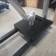 АЛЮМИНИЕВЫЕ И СТАЛЬНЫЕ КОНСТРУКЦИИ ROSSTAGE RS-LSF-BLST-SQ-16KG Пригруз(балласт) квадратный 30x30 см с ручкой, 24 мм, 16 кг