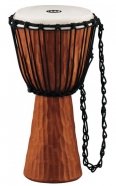 MEINL HDJ4-M африканский джембе среднего размера 10"х20", изготовлен из красного дерева и имеет натуральную мембрану из кожи козла от музыкального магазина МОРОЗ МЬЮЗИК