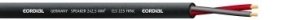 КОММУТАЦИЯ, РАЗЪЕМЫ, ПЕРЕХОДНИКИ Cordial CLS 225 FRNC акустический кабель негорючий 2x2,5 мм2, 8.0 мм, черный (серый, белый)