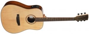 Shinobi SPA-611E гитара электроакустическая, верхняя дека ситхинская ель, ижняя дека/обечайки палисандр, EQ, тюнер, ЧЕХОЛ от музыкального магазина МОРОЗ МЬЮЗИК