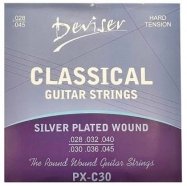 DEVISER PX-C30 струны для классических гитар материал нейлон, серебряная обмотка, Normal от музыкального магазина МОРОЗ МЬЮЗИК