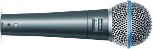 SHURE BETA 58A вокальный суперкардиоидный динамический микрофон, частотный диапазон 50-16000Гц, чувствительность -51.5 dBV/Pa* (2.6 mV), масса 278 г. от музыкального магазина МОРОЗ МЬЮЗИК