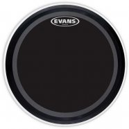 Evans BD22EMADONX 22"Onyx Пластик для бас бар. однослойн. черный с демп. кольцом от музыкального магазина МОРОЗ МЬЮЗИК