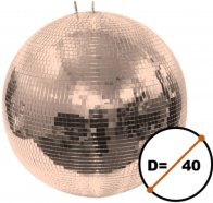 STAGE4 Mirror Ball 40R зеркальный диско-шар D=40см, размер ячеек 10x10мм, стекло (зеркало), цвет розовое золото, масса 3 кг от музыкального магазина МОРОЗ МЬЮЗИК