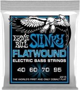 Ernie Ball 2815 струны для бас-гитары Extra Slinky Flatwound Bass (40-60-70-95) от музыкального магазина МОРОЗ МЬЮЗИК