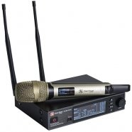 DP Technology DP-200 VOCAL Вокальная радиосистема с ручным металлическим передатчиком и ЖК-дисплеем, переключаемые частоты, использование до 10 систем от музыкального магазина МОРОЗ МЬЮЗИК