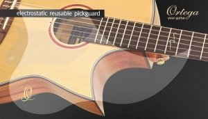 Ortega OERP Защитная накладка для акустической гитары, прозрачная, съемная. от музыкального магазина МОРОЗ МЬЮЗИК