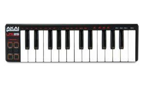 AKAI LPK 25 Mini Keyboard портативный USB/MIDI-контроллер, 25 чувствительных мини-клавиш, арпеджиатор от музыкального магазина МОРОЗ МЬЮЗИК