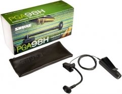 SHURE PGA98H-XLR кардиоидный конденсаторный инструментальный микрофон от музыкального магазина МОРОЗ МЬЮЗИК