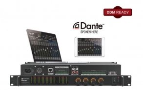 RELACART DAM-128D 12-канальный цифровой автоматический микшер с интерфейсом Dante, 12х8 matrix от музыкального магазина МОРОЗ МЬЮЗИК