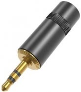 КОММУТАЦИЯ, РАЗЪЕМЫ, ПЕРЕХОДНИКИ Seetronic ST231L-BG Разъем  3.5мм JACK стерео под кабель 2-6мм, корпус: цинковый сплав, контакты: позолоченная латунь.