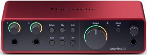 FOCUSRITE Scarlett 2i2 4th Gen Аудио интерфейс USB, 2 входа-2 выхода от музыкального магазина МОРОЗ МЬЮЗИК