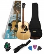 CORT CAP-810-OP Trailblazer акустическая гитара комплект + чехол + тюнер + медиаторы от музыкального магазина МОРОЗ МЬЮЗИК