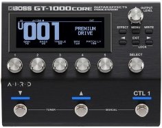 BOSS GT-1000CORE процессор эффектов гитарный 32 бит/96 кГц, 250+250 еффекты, лупер 38 сек, USB, масса 920 г от музыкального магазина МОРОЗ МЬЮЗИК