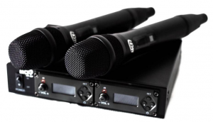 MCF 2-GF NEXT двухканальная вокальная радиосистема UHF с двумя передатчиками от музыкального магазина МОРОЗ МЬЮЗИК
