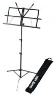 QUIK LOK MS334 легкий пюпитр с нейлоновой сумкой для переноски, высота 52-131 см., цвет черный, вес 1 кг от музыкального магазина МОРОЗ МЬЮЗИК
