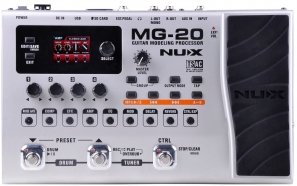 Nux Cherub MG-20 процессор эффектов, DSP 32 bit, 60 моделей эффектов, драм-машина, MP3/WAV проигрыватель, большой цветной ЖК-дисплей от музыкального магазина МОРОЗ МЬЮЗИК