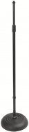 OnStage MS7201QTR микрофонная стойка, прямая, круглое основание, регулируемая высота, черная от музыкального магазина МОРОЗ МЬЮЗИК