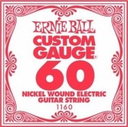 Ernie Ball 1160 струна для электро и акустических гитар. Сталь, калибр .060 от музыкального магазина МОРОЗ МЬЮЗИК