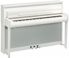 YAMAHA CLP-785PWH цифровое пиано 88 клавиш GrandTouch с противовесами, 53 тембра, 480 тембров XG, 14 наборов ударных, 20 ритмов, USB, Bluetooth от музыкального магазина МОРОЗ МЬЮЗИК