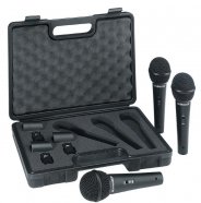 Behringer XM1800S комплект динамических микрофонов в кейсе с держалями 3 шт (выключатели есть) от музыкального магазина МОРОЗ МЬЮЗИК