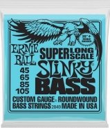 Ernie Ball 2849 струны для бас гитары (45-65-85-105) никелированная стальная оплётка, шестигранный стальной керн, (35"+) Super Long Scale от музыкального магазина МОРОЗ МЬЮЗИК